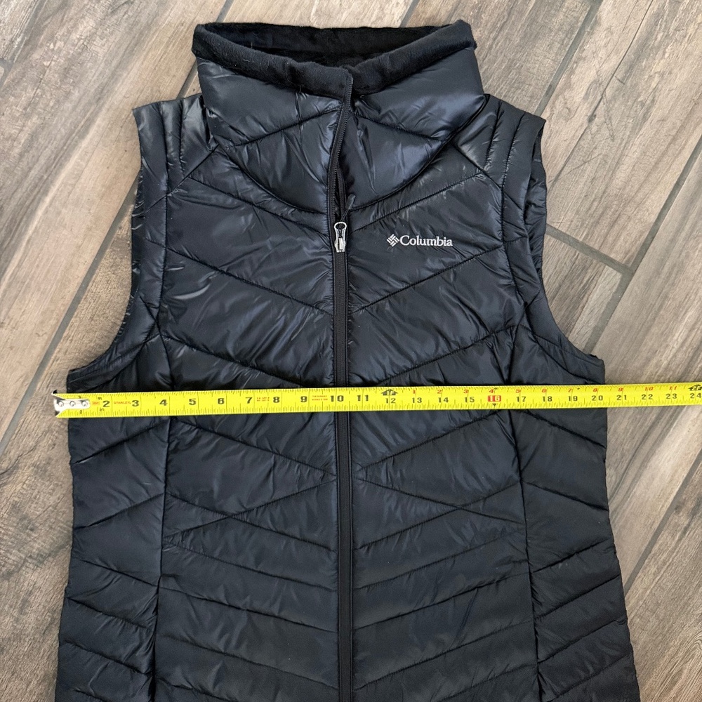 COLUMBIA Women's Omni Heat Long Black Vest, Size L - Picture 10 of 12